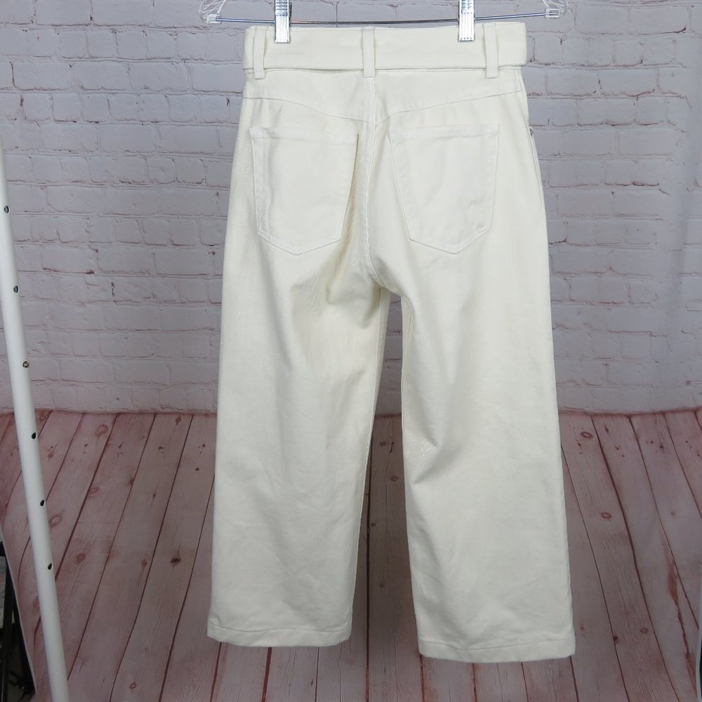 Reformation Madison High Waisted Belted Ankle Jeans Denim Jeans 24 - Picture 9 of 15